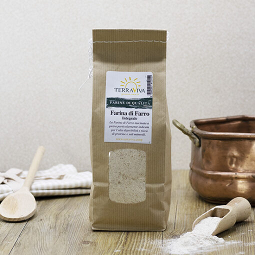 Farina Integrale Farro Spelta gr500