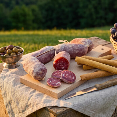 Bocconcini di Salame Piemontese - 5 pezzi gr320