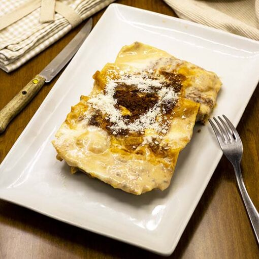 Lasagne al Ragu di Fassone gr600