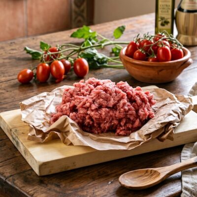 Macinato di Bovino Piemontese Fassone