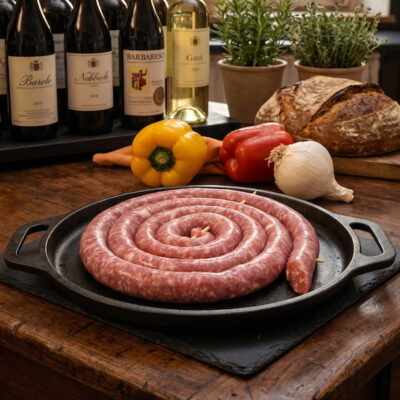 Salsiccia Mista Val Maira di Bovino Adulto Fassone Piemontese e Suino gr500
