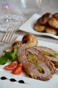 Rollata con Zucchine, Scamorza e Pancetta - Passo 5