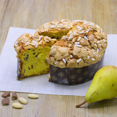 Panettone Artigianale Pera Cioccolato gr500